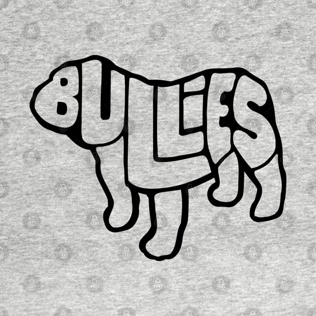 Letter Dog Design Clear by Bullies Brand